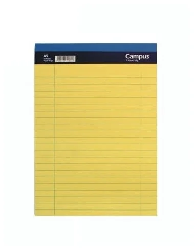 BLOC NOTAS CAMPUS AMARILLO A5 50H.60GR.