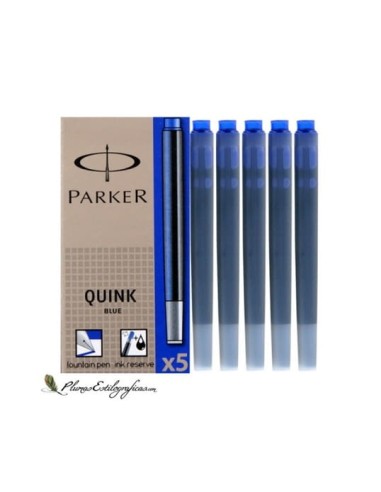 PARKER-CARTUCHOS TINTA AZUL