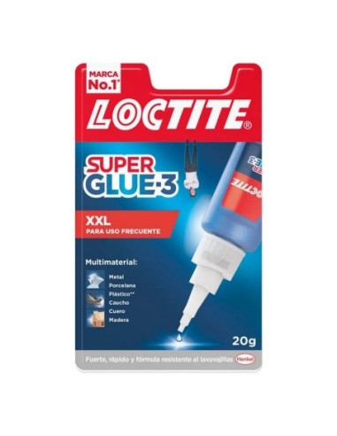 PEGAM.LOCTITE SUPERGLUE 3 -TUBO 20 GR.-