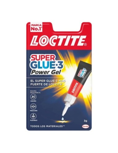 PEGAM.LOCTITE SUPERGLUE POWER GEL -3GR.-