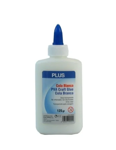 PEGAMENTO COLA BLANCA PLUS 125 GR.
