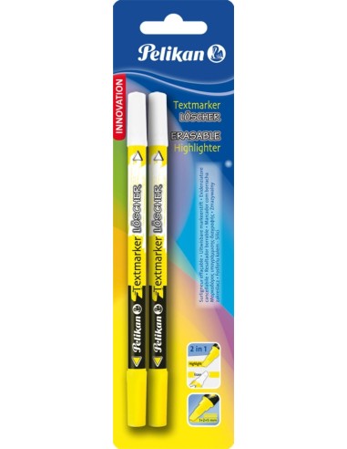 PELIKAN-BL.MARCADOR FLUO AM.BORRABLE