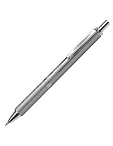 PENTEL-BOLIGRAFO STERLING BL407A PLATA