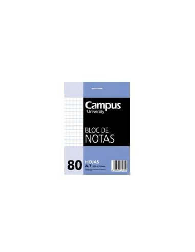 BLOCS NOTAS C/TAPA CDLA.A7 80H. 001118