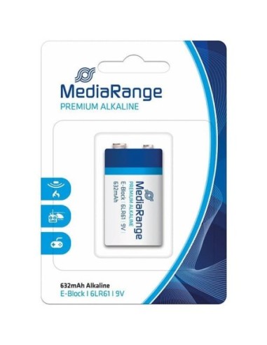 PILA ALCAL.MEDIARANGE 9V-LR61 -PACK1-