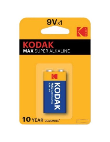 PILAS ALCALIN.KODAK MAX 9V.LR61-PACK 1-