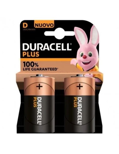 PILAS DURACELL PLUS LR20(D)-PACK 2-