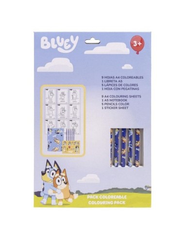 BLUEY-PACK COLOREAR 16PZS.