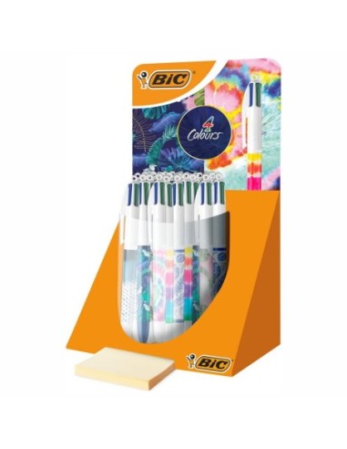 BOLIGRAFO BIC 4 COLORES DECORADO