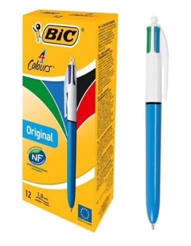 BOLIGRAFO BIC 4 COLORES ORIGINAL