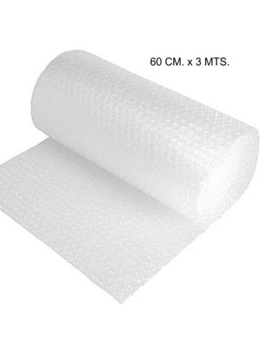 PLASTICO BURBUJAS ROLLO 50CM.x3 MTS.