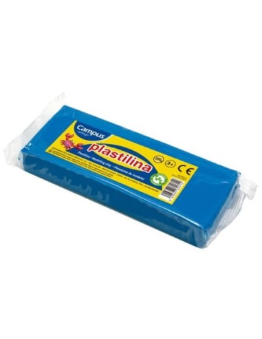 PLASTILINA CAMPUS 200G.AZ.CLARO-PASTILLA