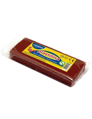 PLASTILINA CAMPUS 200G.MARRON -PASTILLA