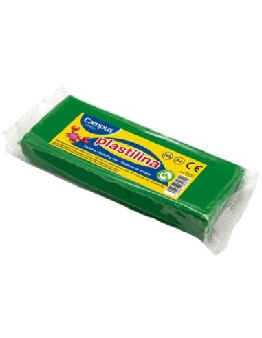 PLASTILINA CAMPUS 200G.VERDE CL-PASTILLA