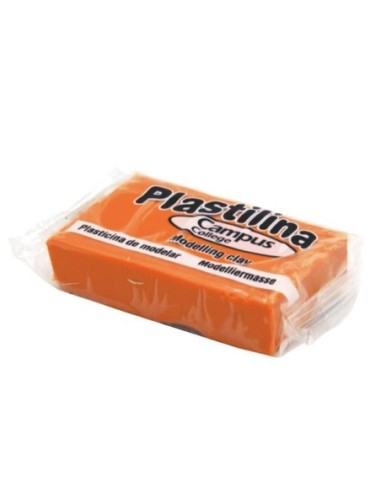 PLASTILINA CAMPUS 60G.NARANJA -PASTILLA