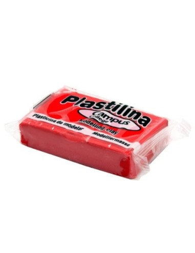 PLASTILINA CAMPUS 60G.ROJO -PASTILLA