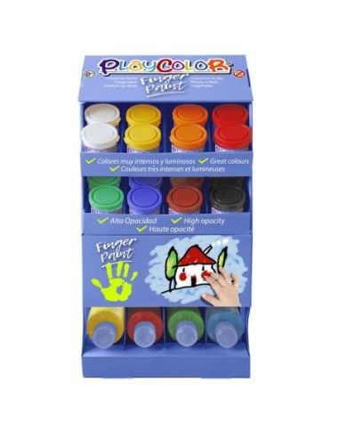 PLAYCOLOR-PINTURA DEDOS -EX.24+12-