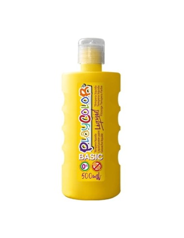 PLAYCOLOR-TEMPERA LIQ.500CC.AMARILLO