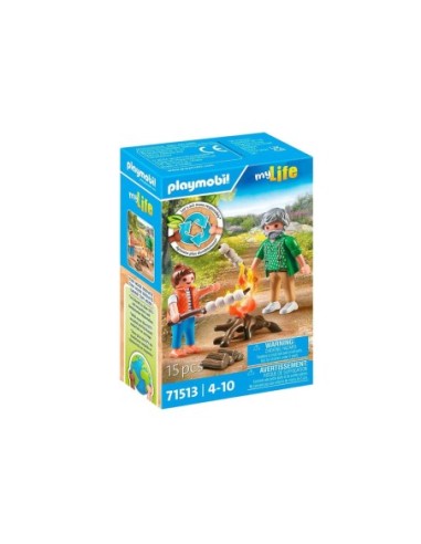 PLAYMOBIL-ABUELO/NIETO HOGUERA 71513