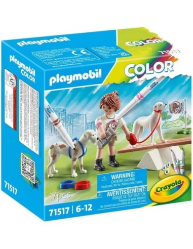 PLAYMOBIL-COLOR ADIEST.PERROS 71517