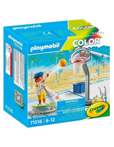 PLAYMOBIL-COLOR SKATE BASKET 71516