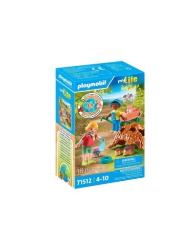 PLAYMOBIL-CUIDADORES ERIZOS 71512