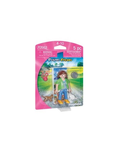 PLAYMOBIL-FIG.FRDS.MUJER GATITOS 70562