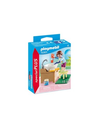 PLAYMOBIL-FIG.NIÑA LAVABO 70301