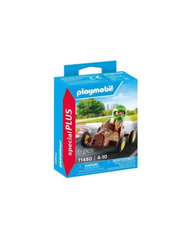 PLAYMOBIL-FIG.NIÑO C/KART 71480