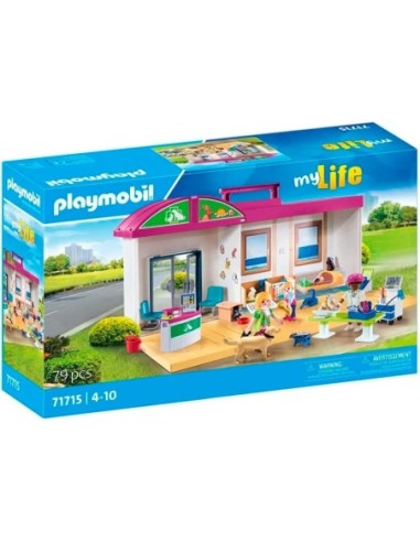 PLAYMOBIL-MALETIN CLIN.VETERINARIA 71715