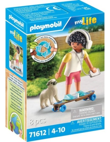 PLAYMOBIL-NIÑO CON PERRO 71612