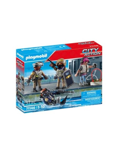 PLAYMOBIL-SET FIG.FUERZAS ESPECIAL.71146