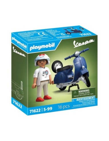 PLAYMOBIL-VESPA 150 SPRINT AZUL 71622