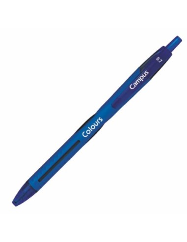 BOLIGRAFO CAMPUS GRIP COLOURS AZUL