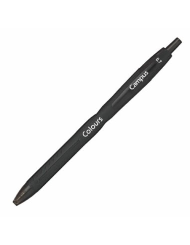 BOLIGRAFO CAMPUS GRIP COLOURS NEGRO