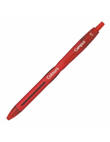 BOLIGRAFO CAMPUS GRIP COLOURS ROJO