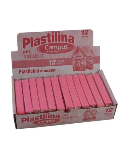 PLASTILINA CAMPUS 200G.ROSA -PASTILLA