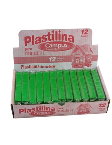 PLASTILINA CAMPUS 200G.VERDE CL-PASTILLA