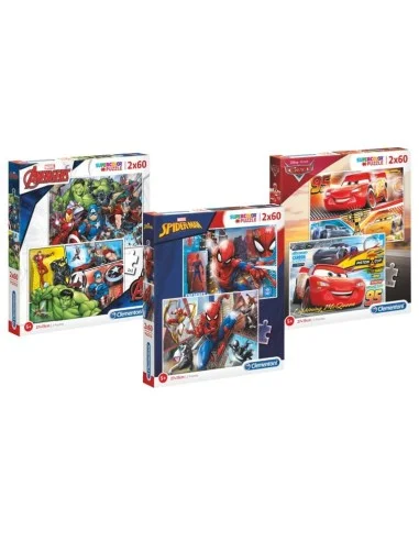 PUZZLES-PACK 3 P.CLEMENTONI 2x60