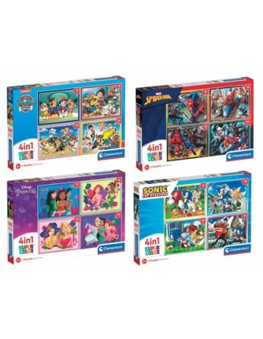 PUZZLES-PACK 3 P.CLEMENTONI 4 EN 1