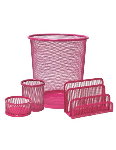 REJILLA-SET 4 PZAS.PLUS FUCSIA 040657