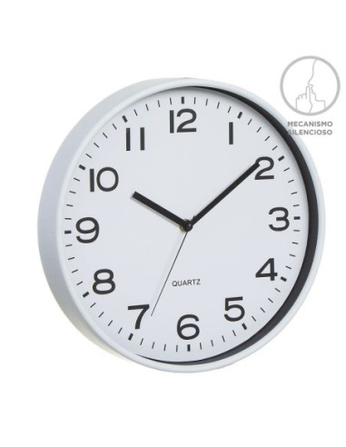 RELOJ PARED 30CM.BLANCO 291055