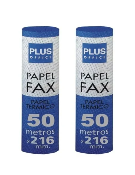 ROLLO PAPEL FAX TERMICO 216x50MTS.