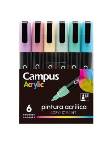 ROTULAD.CAMPUS ACRYLIC PASTEL -EST.6-