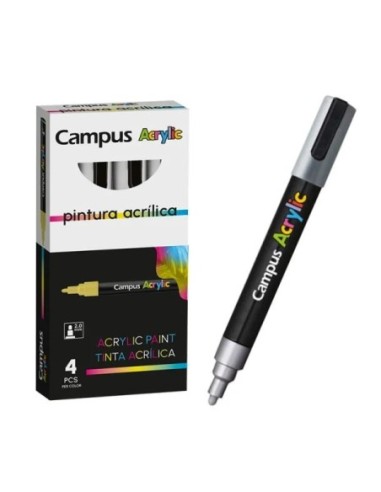 ROTULAD.CAMPUS ACRYLIC PLATA -EST.4-