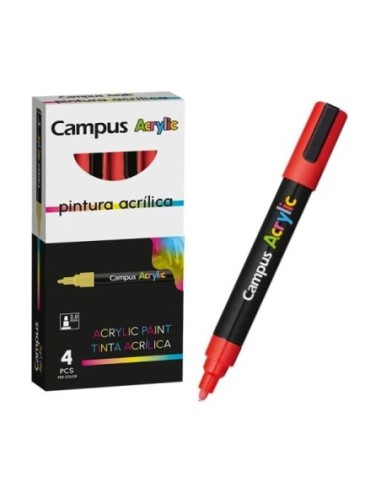 ROTULAD.CAMPUS ACRYLIC ROJO -EST.4-