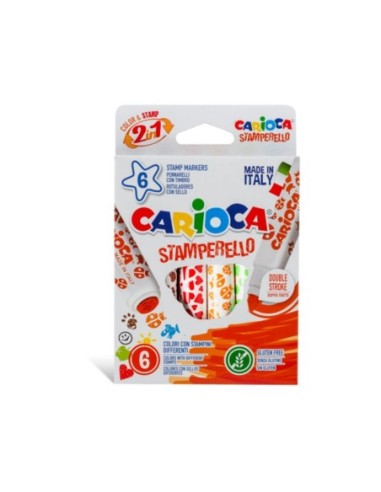 ROTULADOR CARIOCA STAMPERELLO -CAJA 6-