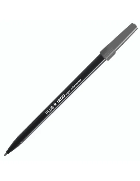 ROTULADOR PLUS 1200 GRIS OSCURO