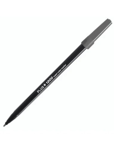 ROTULADOR PLUS 1200 GRIS OSCURO