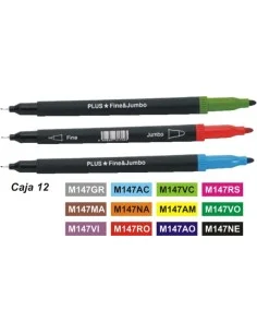 ROTULADOR PLUS 2 PUNTAS VIOLETA